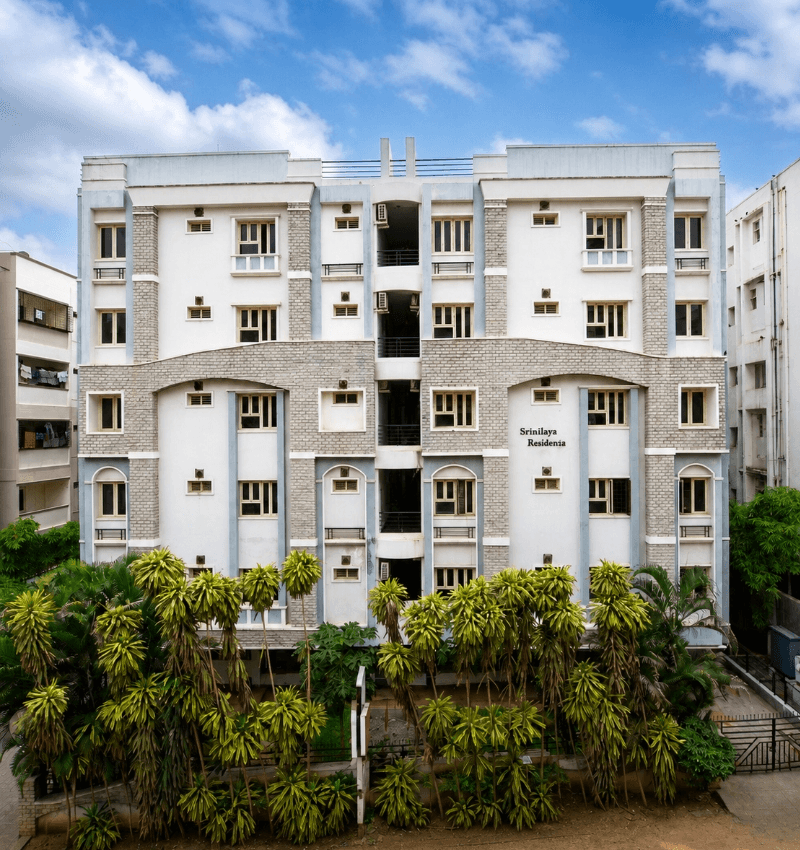 AtHome Apartment Hotel building exterior in Hyderabad